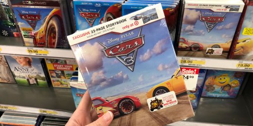 Target.online Cyber Sale: Exclusive Cars 3 Blu-Ray + DVD + Book $17.39 Shipped & Lots More