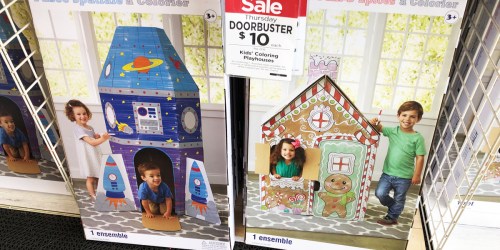 Michaels: Large Kids Coloring Playhouses Just $10 (Regularly $30) – Readers Love These