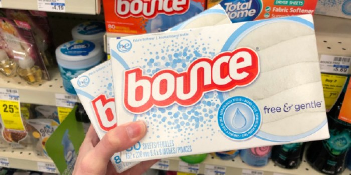 Bounce 80-Count Dryer Sheets Just $1.69 Each at CVS After Rewards (Regularly $6) & More