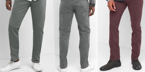 GAP Men’s Twill Pants As Low As $14.39 Shipped (Regularly $60) + More