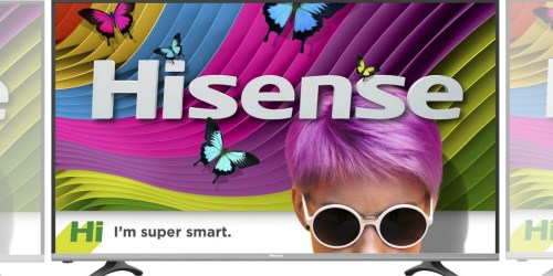 Hisense 55″ Smart 4K LED Ultra HDTV Just $329.99 Shipped (Regularly $380)