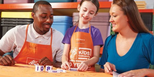 Register NOW for Home Depot Kids Workshop & Build Free Block Calendar on January 6th