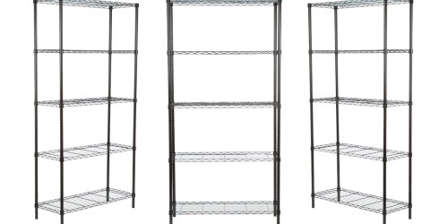 Home Depot: Honey-Can-Do 5-Shelf Steel Shelving Unit Only $31.89 Shipped