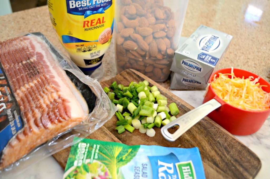 ingredients for pinecone cheeseball