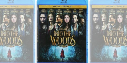 Into the Woods Blu-ray + Digital HD ONLY 1,000 Disney Movie Rewards Points