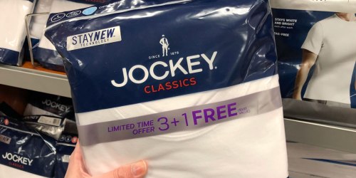 Kohls.online: Jockey Men’s Crew Neck Tees 4-Pack Only $18.80 (Just $4.70 Each) + More