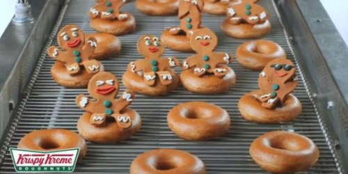 Krispy Kreme Gingerbread Doughnuts onlineing on December 12th (One Day Only)