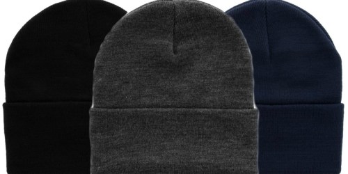 THREE Men’s Knit Beanies Just $6.99 Shipped (Regularly $38) – Just $2.33 Each