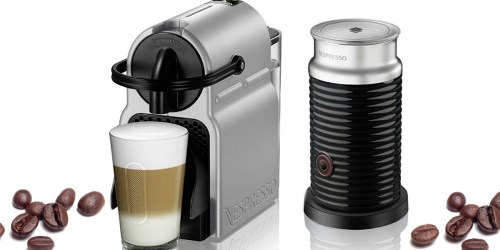 Amazon: Nespresso Inissia Espresso Machine w/ Aeroccino Just $92.99 Shipped (Regularly $200)