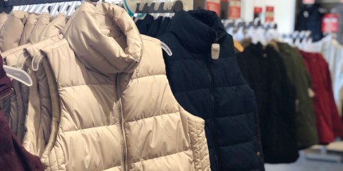 Old Navy Frost-Free Women’s Vests Just $12 + Jackets For Kids Only $15 & More