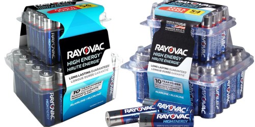 Home Depot: Rayovac AA & AAA Alkaline Batteries 54-Count onlinebo Pack Only $9.88