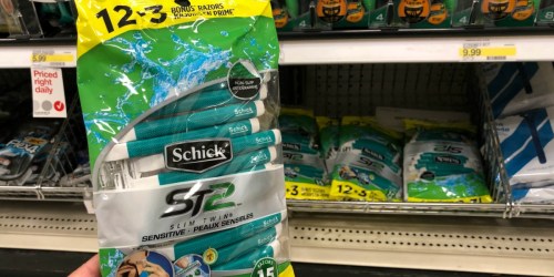 New $4/1 Schick Men’s Slim Twin Razors Coupon = as Low as $1.97 at Walmart & Target