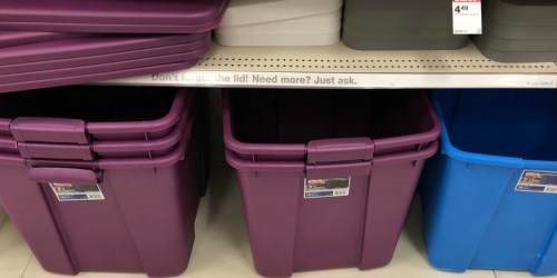 Target.online: Sterilite 20 Gallon Storage Container Just $4.50 w/ In Store Pickup + More