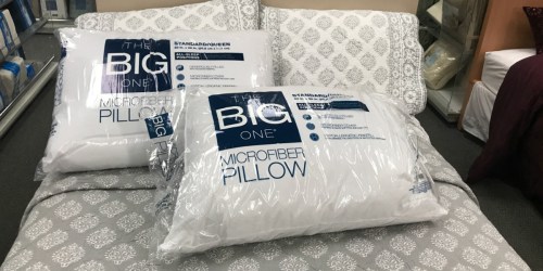 Kohl’s Cardholders: The Big One Microfiber Pillows ONLY $2.79 Shipped (Regularly $12)