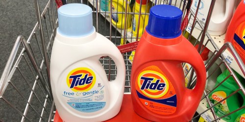 Tide & Gain Liquid Laundry Detergents Only $1.94 Each After Rewards at CVS (Regularly $8+)