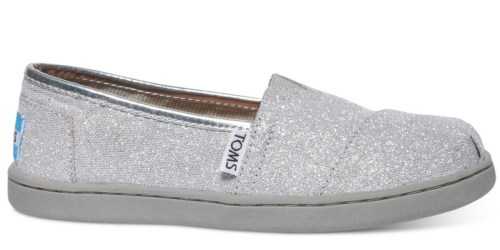 TOMS Youth Silver Glimmer Classics Just $16.49 Shipped (Regularly $42) + More