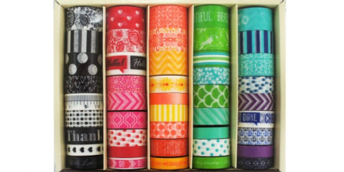 Washi Tape 45-Roll Box Sets Only $7.50 Shipped (Regularly $30) – Just 17¢ Per Roll