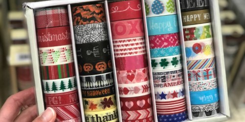 Michaels: Washi Tape 45-Count Box Just $7.50 (Regularly $30)