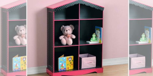 $10 Off $50 Big Lots Coupon = Doll House Bookcase $40.30 (Regularly $80) + FREE Baskets