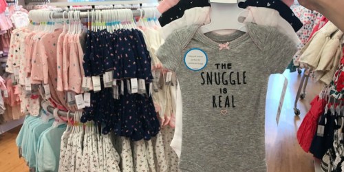 Kohl’s Cardholders: Carter’s Bodysuits ONLY $1.35 Each, Pajamas ONLY $3.59 Each + More