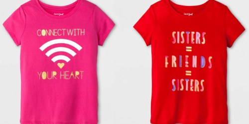 Target.online: Cat & Jack Girls Short Sleeve T-Shirts Just $3.36 (Regularly $6) & More