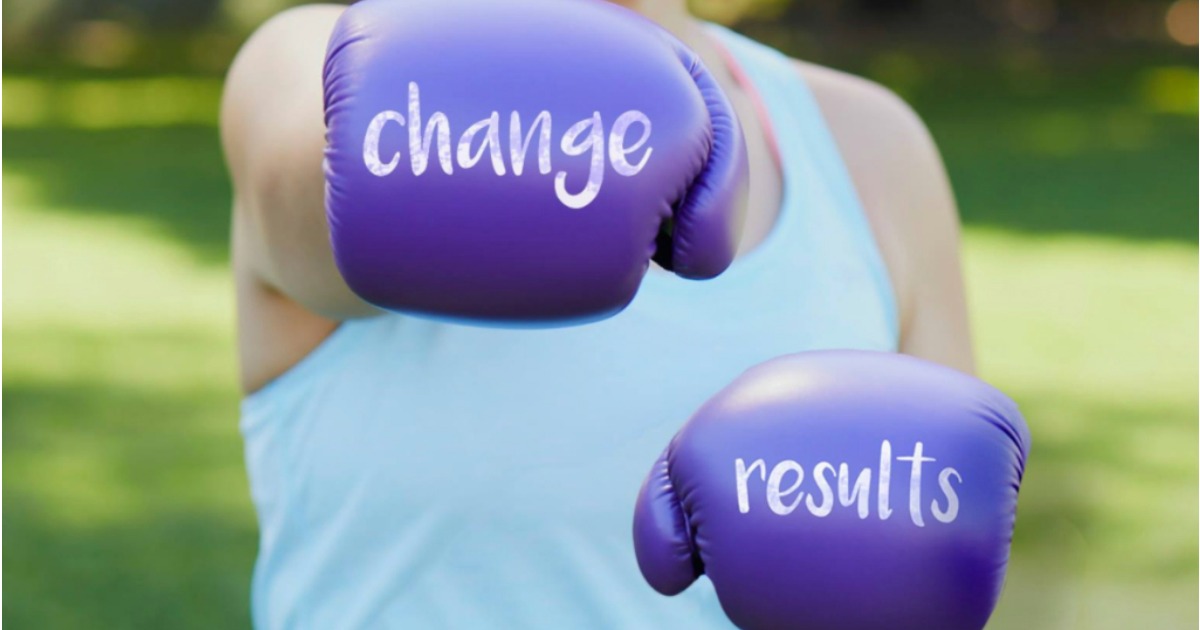 free weight watchers starter kit – boxing gloves read "change results"