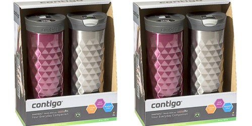 Walgreens.online: Contigo Stainless Steel Travel Mug 2-Pack Set ONLY $11.29 (Regularly $28)