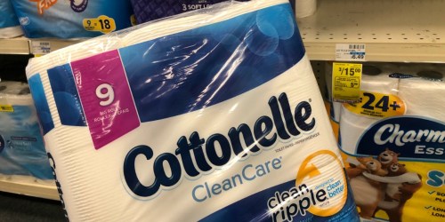 CVS: Cottonelle Bath Tissue 9 BIG Rolls Only $2.33 Each (Regularly $6.49) – After Rewards