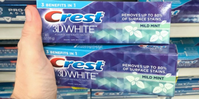 Walgreens.online: Crest 3D White Toothpaste Just 45¢ w/ Free In-Store Pickup