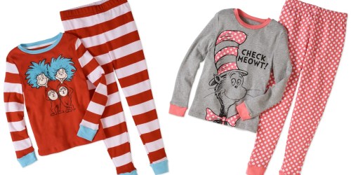 Dr. Seuss Pajamas ONLY $6 at Walmart.online