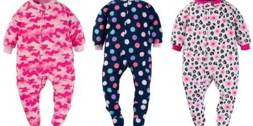 Walmart.online: Gerber Toddler Footed Blanket Sleeper Just $2.80 + More