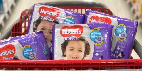 Huggies Diapers Jumbo Packs Only $5.49 Each + FREE Baby Wipes After Target Gift Card