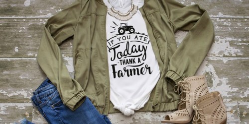 Cute Farm Tees for Adults and Kids Just $13.99