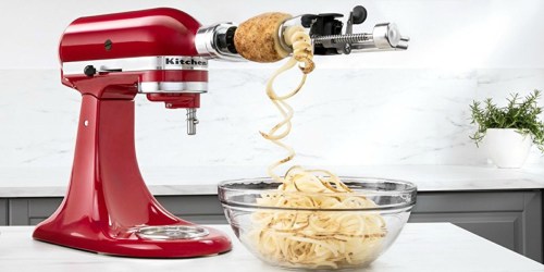 KitchenAid Spiralizer Attachment Set Just $49.99 Shipped (Regularly $100)