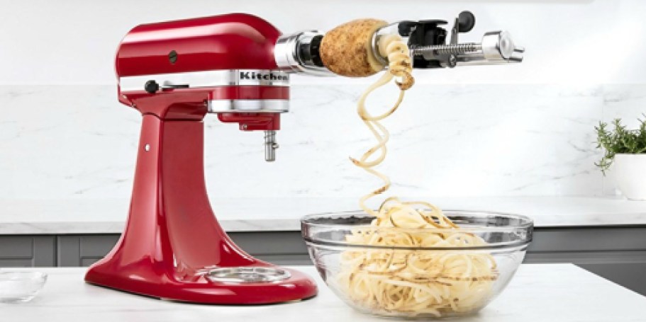 Up to 50% Off KitchenAid Attachments on BestBuy.online | Spiralizer Only $49.99 Shipped (Reg. $100)