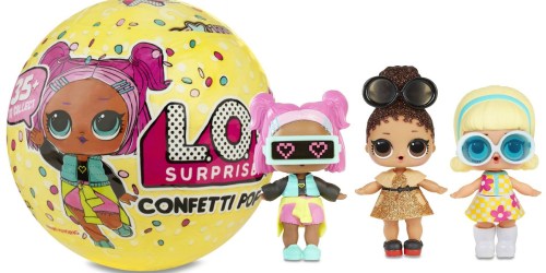 Amazon: L.O.L. Surprise! Confetti Pop Unwrapping Toy Only $12.99 (Regularly $23)