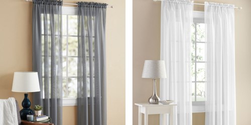 Walmart.online: Mainstays Curtain Panels Set ONLY $5 (Awesome Reviews)