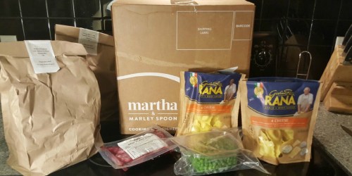 $48 Worth of Martha & Marley Spoon Fresh Meals Just $18 Shipped to Your Home