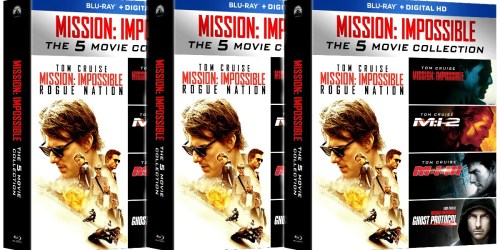 Best Buy: Mission Impossible The 5 Movie Collection on Blu-ray + Digital HD Just $19.99