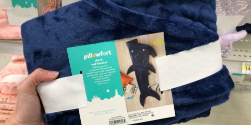 30% Off Bedding & Bath on Target.online = Pillowfort Shark Tail Blanket Just $10.49 + More