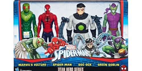 Walmart.online: Marvel Titan Hero Series Spider-Man 4 Pack Only $9.99 (Regularly $30)