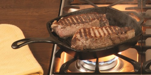 Amazon: Lodge Cast Iron Pre-Seasoned Grill Pan Only $11.05 (Regularly $33) & More