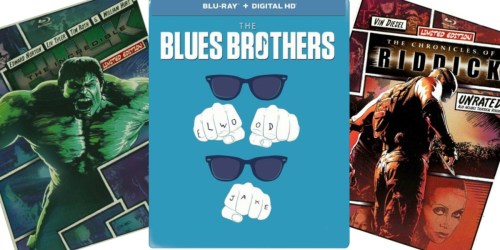 Best Buy: Limited Edition Steelbook Blu-rays and DVDs Just $7.99 (Hulk, Blues Brothers & More)