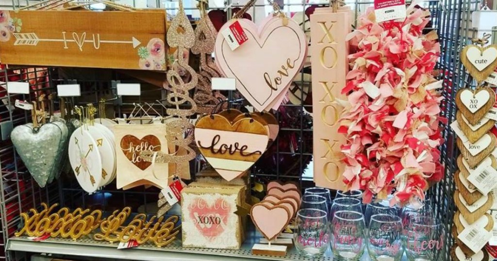 Valentine's Decor at Michaels