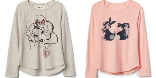 GAP Kids Long Sleeve Disney Tees Just $7 (Regularly $30) + More