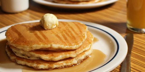 FREE Short Stack of Buttermilk Pancakes At IHOP (March 12th Only)