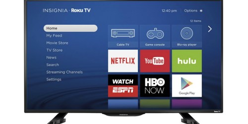 Insignia 43″ 4K UHD Roku Smart TV Only $199.99 Shipped (Regularly $300)