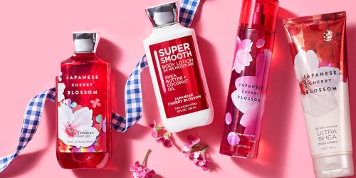 Bath & Body Works Cherry Blossom Body Care Items As Low As $3.33 Each (Regularly $14)