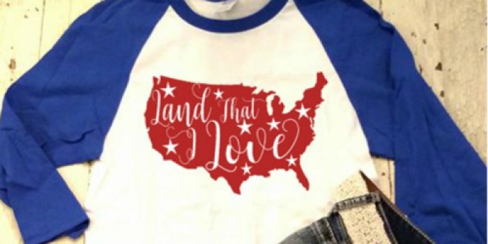 USA Raglan Shirts Just $13.99 (Regularly $27)