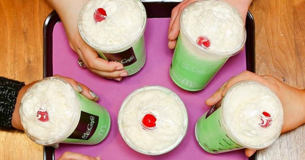 Shamrock Shakes from McDonald's